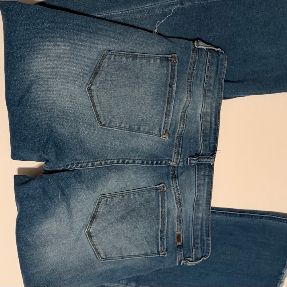 KanCan Blue Distressed Flare Jeans - Picture 8 of 9